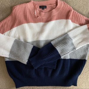 Multi colored sweater